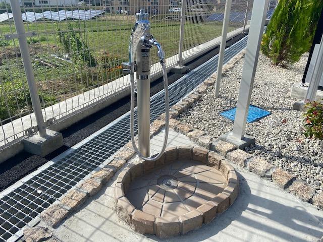 ペット足洗い場