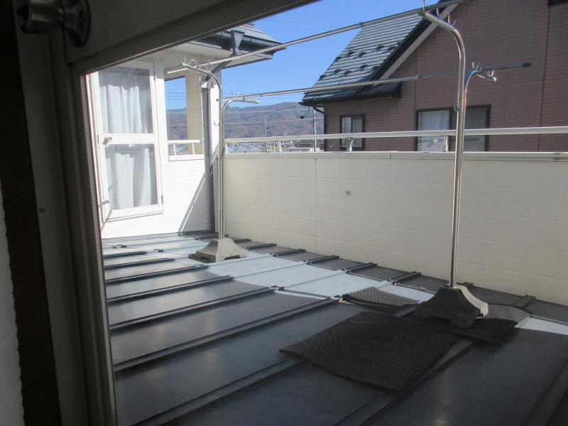 屋根物干しスペース